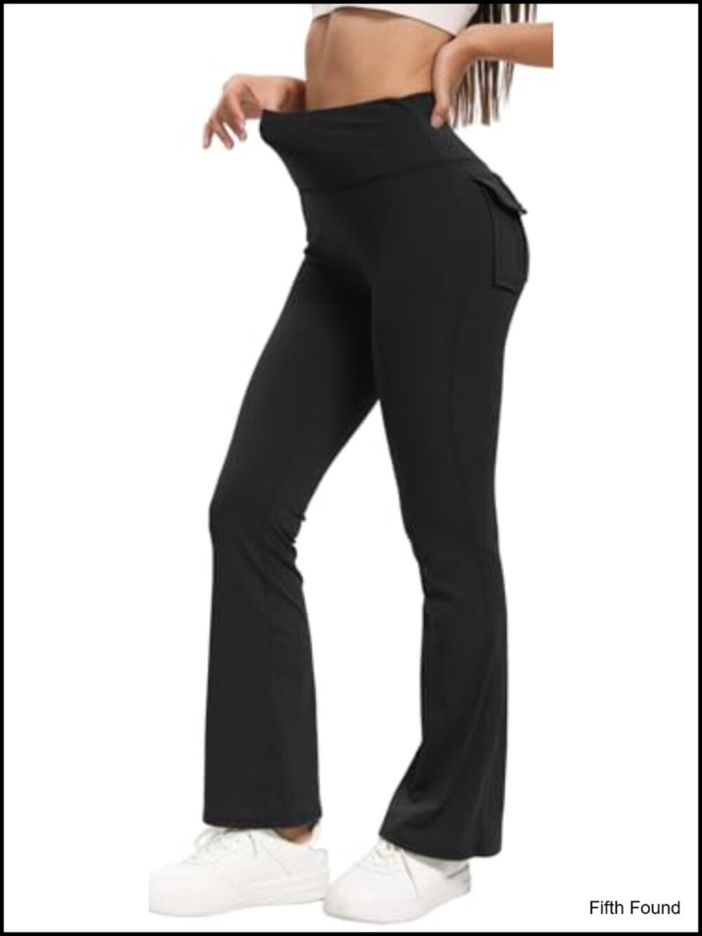 Women's Flare Leggings with Pockets High Waisted Yoga Pants